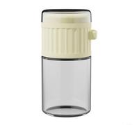 Bouteilles de mesure de précision essentielles culinaires qui vous permettent de contrôler sans effort votre utilisation de sel ou d'autres épices (jaune)