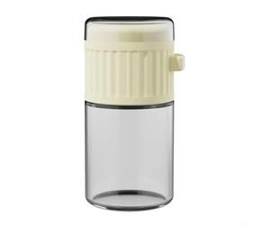 Bouteilles de mesure de précision essentielles culinaires qui vous permettent de contrôler sans effort votre utilisation de sel ou d'autres épices (jaune)