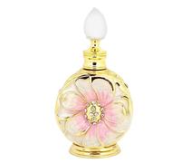 Bouteilles de parfum vides vintage 12 ml vides rechargeables en relief fleurs décoratives pour parfums essentiels