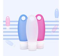 Bouteilles De Shampooing De Voyage Portables Silicone Shampooing Douche Distributeur De Savon Liquide Salle De Bain Lotion Stockage Mini Bouteilles Vides