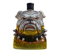 Bouteilles De Vin - Carafe À Liqueur Bulldog En Verre, Distributeur D'alcool, Vin, Whisky, Décoration D'intérieur De Collection | Utilisation Pratique Pour Étagère Bar Fête Salon Hommes Anniversa