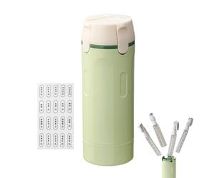 Bouteilles De Voyage - ABS, Contenants De Format Voyage, Rechargeables Et Anti-fuite | Récipient Distributeur De Pompe Portable, Bouteilles De Produits De Toilette, Pour Lotion Crème Nettoyant Pour Le