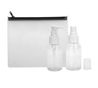 Bouteilles de Voyage pour Articles de Toilette, Flacon pulvérisateur Vide Portable, contenants de Toilette Transparents Rechargeables, Petite Trousse de Toilette Transparente pour