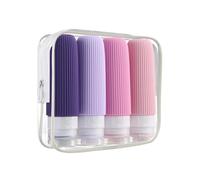 Bouteilles de voyage pour articles de toilette | Récipients compressibles anti-fuite pour après-shampoing - Bouteilles de voyage liquides | Pour salle de sport, dortoir, camping, itinéraire, vacances
