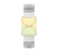 Bouteilles de voyage pour articles de toilette - Tubes à double extrémité des fuites en silicone | CONTENUES DE SHAMPOOT ET CONDITIONNEUR PORTABLE PORTABLE, Dispensateur compactable pour la lotion Sun