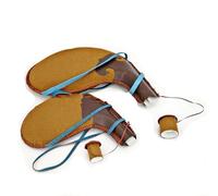 Bouteilles de voyage vintage | Accessoires de performance de danse | Sac Bota en cuir PU vintage résistant à l'usure rétro pour voyage, travail, utilisation à la maison, fêtes à thème de voyage