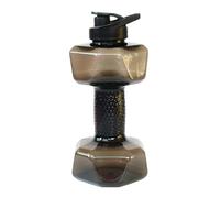 Bouteilles d'eau avec haltères - Grande capacité en PET écologique | Pichet d'eau en forme d'haltère | Bouteille d'exercice sans BFA, bouteille d'eau portable pour sports d'intérieur et d'extérieur