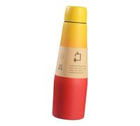Bouteilles d'eau en acier inoxydable - Bouteille isotherme sous vide - Pichet anti-fuite, grande capacité pour salle de sport, camping, randonnée, voyage, travail, école, hydratation - 8 x 8 x 26 cm
