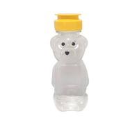 Bouteilles D'Eau En Plastique Transparent Avec Paille Pour Voyage, Ours Mignon, Tasse De Paille De Dessin Animé, Transparent, Anti-Fuite