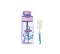 Bouteilles D'eau Pour Enfants De 480ml,Gobelets D'alimentation Créatifs De Dessin Animé Avec Pailles Et Couvercles,Anti-Déversement,Portables Pour Tout-Petits - Type Purple 2pcs-<500ml #A