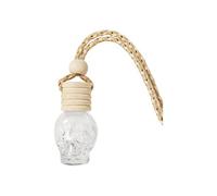 Bouteilles diffuseur désodorisant pour voiture - pendentif vide rechargeable, bouteille parfumée en forme de crâne, distributeur d'huile parfumée pour voiture, maison, bureau, accessoire pour parfum