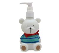 Bouteilles distributrices avec doseur de 300 ml Amusant ours Bouteilles vides rechargeables Idéal pour les enfants savon liquide shampooing lotions à utiliser aussi bien dans la salle de bain que dans