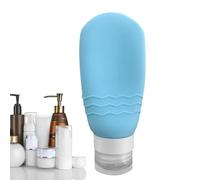 Bouteilles en silicone de format, bouteilles de pour articles de toilette | Réutilisable Produits d'organisation Fournitures contenant des cosmétiques Shampooing Gel douche Après-sha