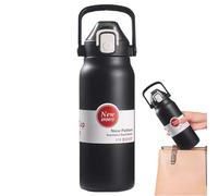 Bouteilles isothermes | Pichet hydratant en acier inoxydable - 1300 ml - Bouteille portable étanche pour l'hydratation, les sports de plein air, les voyages, le camping, le travail, la salle de sport