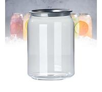 Bouteilles jetables multi-usage en PET avec couvercles en aluminium, gobelets hermétiques et étanches pour boba, café glacé, jus et smoothies, compatibles avec machine à sceller les canettes, 900 ml