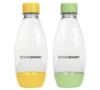 Bouteilles neuves SodaStream PET 2 x 0 5 L jaune vert bouteille de rechange s...