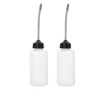 Bouteilles pour huileur à aiguille, 2 pièces flacon à graisse pour machine à coudre, applicateur de précision avec bec long de 120 ml pour moteur électrique turbine ventilateur domestique câble Indust