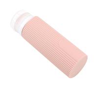 Bouteilles rechargeables en silicone à paroi épaisse Les valves sécurisées empêchent les déversements salissants Solution portable pour l'emballage des voyages d'affaires Bouteilles cosmétiques en