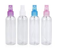 Bouteilles Transparentes Vides En Plastique Pour Échantillons, Maquillage Cosmétique, Lotion Pour Le Visage, Atomiseur, Portable, Voyage, Couleur Aléatoire, 100ml, 2 Pièces