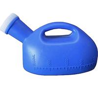 Bouteilles urinales portables, Bouteille d'urine bleue urinoir masculin 2000 ML Portable hommes pot pipi bouteille collecteur voyage