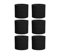 Boutils De Poignet 6pc - Bands De Poignets Pour La Sueur | Les Bracelets De Tennis Pour Hommes | Bande De Sueur Athlétique Respirante | Moiffe De L'humidité Stabilisante Pour Hommes Pour Les Femmes En