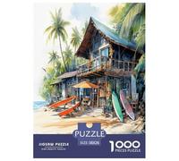 Boutique de Plage Puzzle 1000 Pièces Educa Jouet en Bois Cadeau Unique Décoration Intérieure Jeu Éduchatif Challenge Toy Adultes & Enfants des 14 Ans 38x26cm/1000pcs