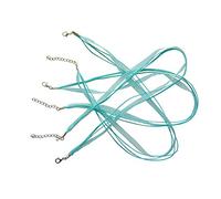 BOUTIQUE DES COULEURS Sachet de 3 Cordons Rubans Organza Couleur Bleu Clair - création Perles