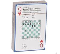boutique echecs Jeu de 52 Cartes thème échecs - 52 Cartes mémoire des Ouvertures d'échecs Les Plus Populaires