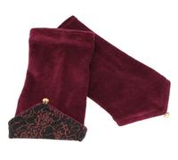 Boutique-Guru, Menottes de Velours, Tulipes Tournage - Bordeaux, Rouge, Coton, Size:Taille Unique, Handstulpen