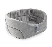 Boutique Zoo Sicge Auto Universel Lavable et résistant r l'abrasion pour Chien, sicge Avant, sicge Passager, Banquette arricre, Sac pour Chien, Taille M : 51 cm x 40 cm, Gris - Suédine - Velvet
