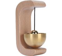 Boutiquier Cloches bois laiton Porte suspendue pour����entrée de magasin de restaurant Armoire pour animaux de compagnie