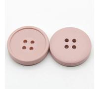 Bouton, 10 pièces 21/25/30 mm boutons de couture en résine Scrapbooking 4 trous bouton rond bricolage couture manteau vêtement accessoires de vêtements faits à la main-rouge-30 mm de diamètre. (Color