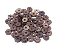 bouton 100 boutons plats ronds en bois for la couture, les loisirs créatifs et accessoires de vêtements(Coior 1,9mm)