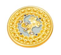 Bouton à coudre rond en métal pour cheongsan chemise, manteau, robe, veste, vêtements chinois
