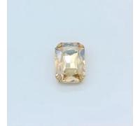 Bouton à griffe en strass doré à dos plat, 24 couleurs, toutes tailles, à coudre, pour robe de mariée, champagne doré, 12p, 13x18mm