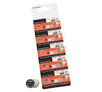 Bouton - à Petites cellules, cellules de Remplacement AG1 AG4 à Haut rendement 1,55 V | Paquet de 10 Ronds pour calculatrices, appareils auditifs, chronomètres Portables, Longue durée de v