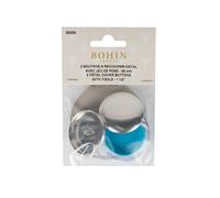 Bouton A Recouvrir Metal S2 38 Mm (Boite De 5)