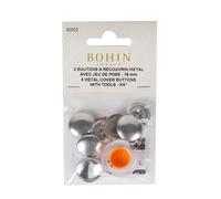 Bouton A Recouvrir Metal S5 18 Mm (Boite De 5)
