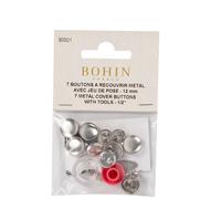 Bouton A Recouvrir Metal S7 12 Mm (Boite De 5)