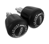 Bouton à ressort M16x25 MM en inox et plastique lot de 2 | Filetage profond 25 mm, design à bouton intégré, réglage rapide à une main, pour bancs et vélos de gym en milieu commercial