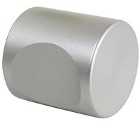 Bouton ACTUEL D20mm aluminium argent - - 008164