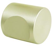 Bouton ACTUEL D20mm aluminium champagne - - 008172