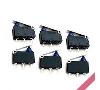 Bouton anti-poussière scellé D2HW-A211D, 1 à 10 pièces, Micro interrupteur de limite voyage D2HW, serrure porte voiture G303 3 pieds avec poignée(5Pcs)