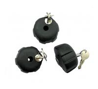 Bouton Antivol Avec Clé Pour Porte-Vélos PERUZZO - MENABO 3 Pièces