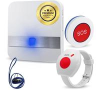 Bouton Appel urgence pour Personnes Âgées Bracelet Anti Chute Personne agee - Collier du2019Alerte ALARME AUTONOME