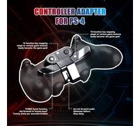 Bouton Arrière Sans Fil Pour Manette Ps-4,Bouton Arrière,Pagaies Arrière Pour Manette De Jeu Ps-4,Turbo/Mappage/Fonction Mémoire//Prise Audio,Plug And Play.