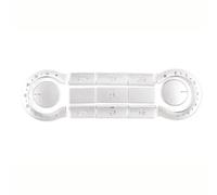 Bouton Autocollant Auto Compatible Avec Benz Pour CLA GLA Classe A 2013 2014 2015 2016 2017 2018 Anneau De Bouton De Climatisation De Voiture Bouton De Commutation Autocollants Garniture Décoration