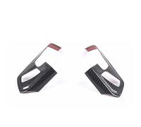 Bouton Autocollant Auto Compatible avec C&evrolet pour Corvette C8 Z51 Z06 2020 2021 2022 2023 Auto véritable fibre de carbone voiture volant bouton cadre couverture garniture autocollant