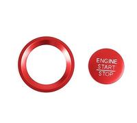 Bouton Autocollant Auto Compatible Avec Civic 2022 Accessoires Intérieurs Automatiques En Alliage D'aluminium Style Voiture Moteur Démarrage Arrêt Clé Bouton Commutation Autocollant Couverture