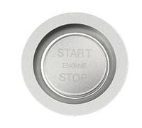 Bouton Autocollant Auto Compatible Avec Land Pour Rover Pour Range Pour Rover Sport Pour Discovery 5 Bouton D'arrêt Démarrage Voiture Décorer Anneau Revêtement D'habillage Autocollants Voiture